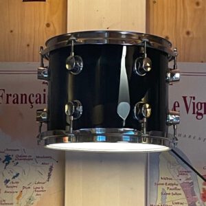 Zwarte drum wandlamp