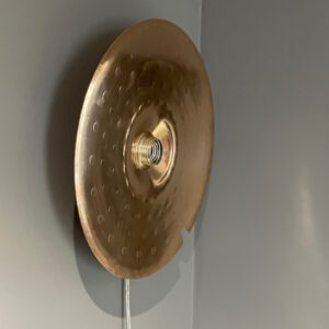 Discus bekken wandlamp