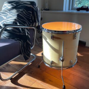 Bijzet drum tafel met ingebouwde verlichting