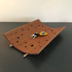 Houten decoratie schaal.