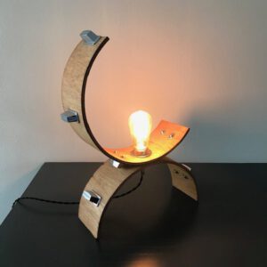 houten tafellamp