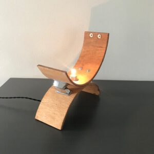Houten tafellamp