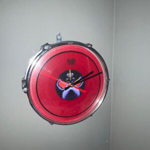 Vinyl drum klok