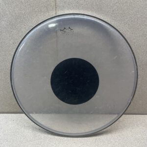 12” clear Remo drumvel