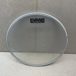 12” clear Evans drumvel