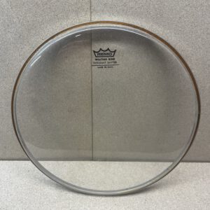 12” clear Remo drumvel