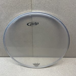 12” clear Remo drumvel, pdp.